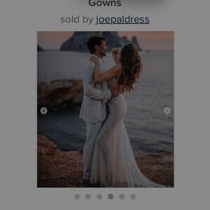 Elegant White Lace Gown